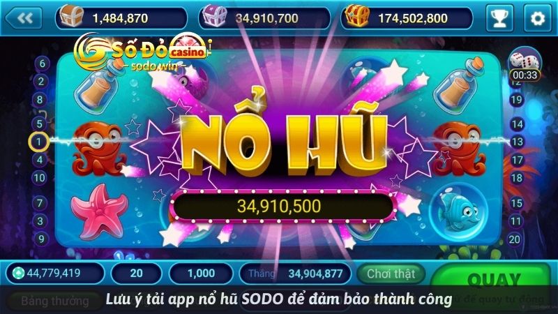 Lưu ý tải app nổ hũ SODO để đảm bảo thành công